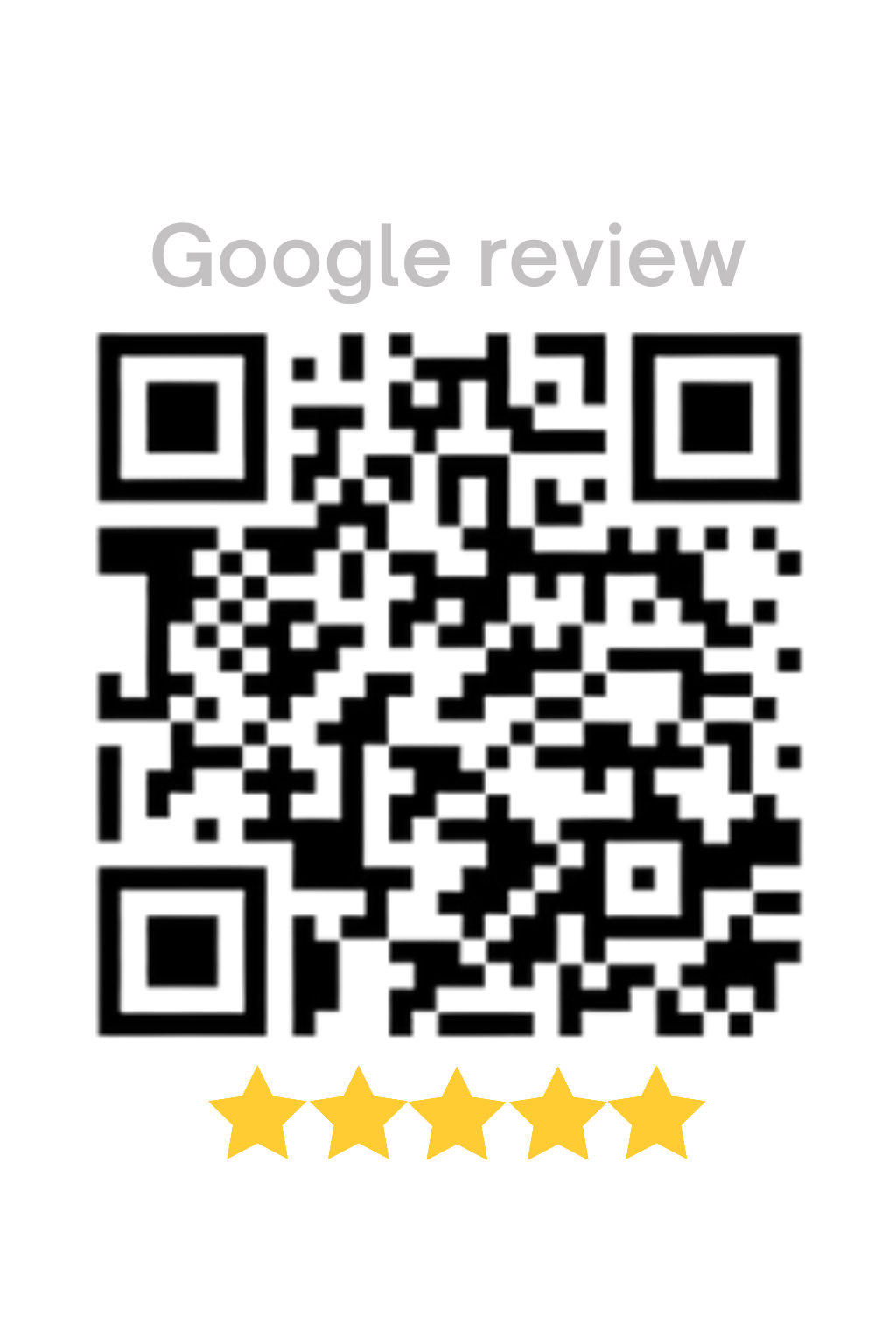 QR Code to Google Review