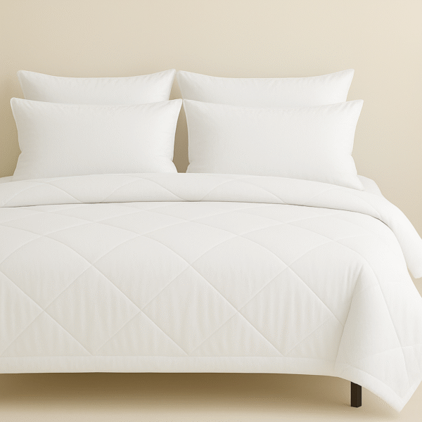 White comforter