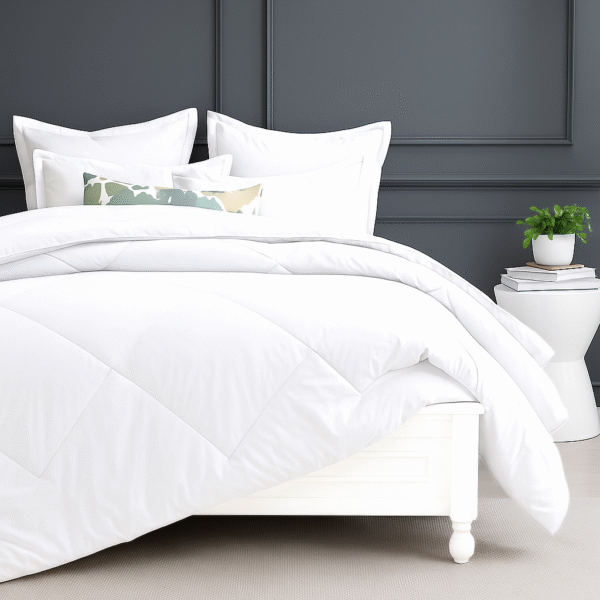 White comforter