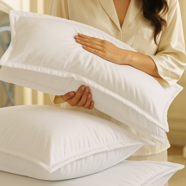 White plain pillow cases
