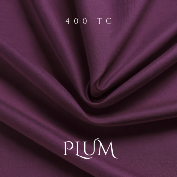 Plum bed sheet - Image 4