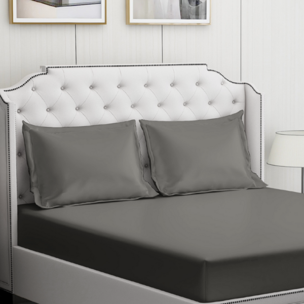 Grey Cotton Bedding Set - Image 3