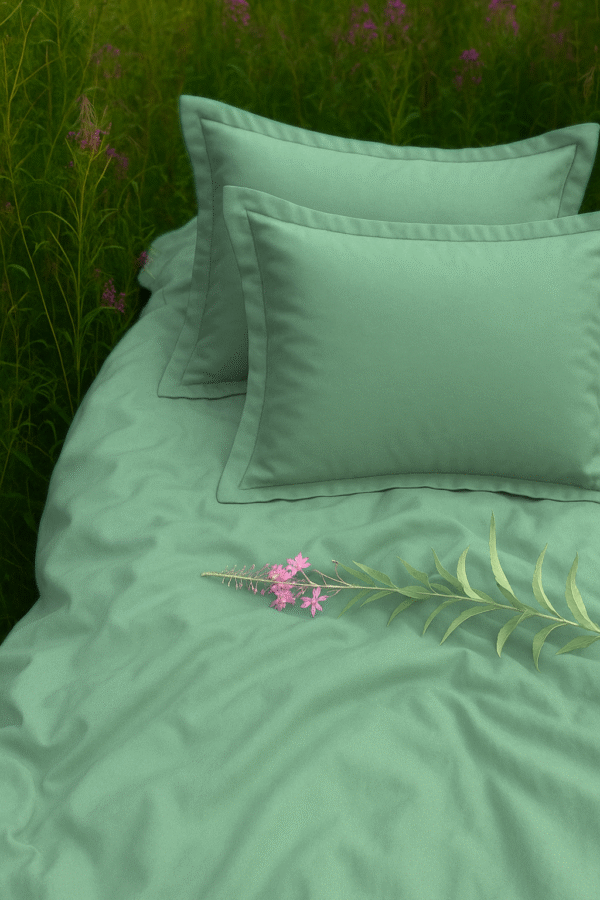 Serene Oasis Fitted Bedding set | 400 TC - Image 3