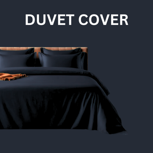 Charcoal Blue Duvet Cover - Image 2