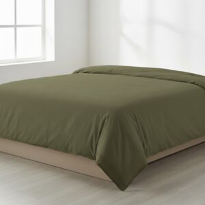 Olive Duvet Cover | 90” x 95”