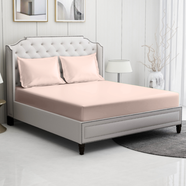 Very Light Pink Bed Sheet - Image 2