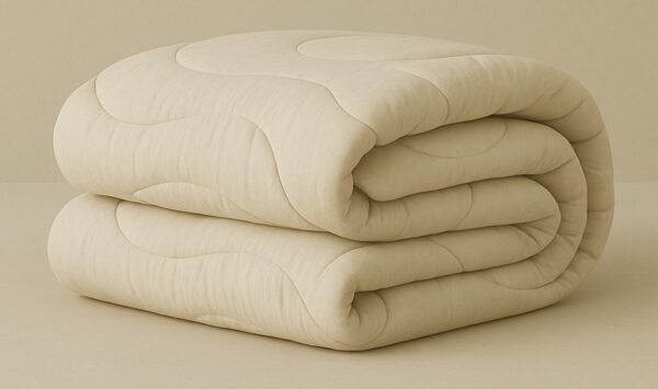 Soft Beige Wavy Cotton Comforter - Image 3