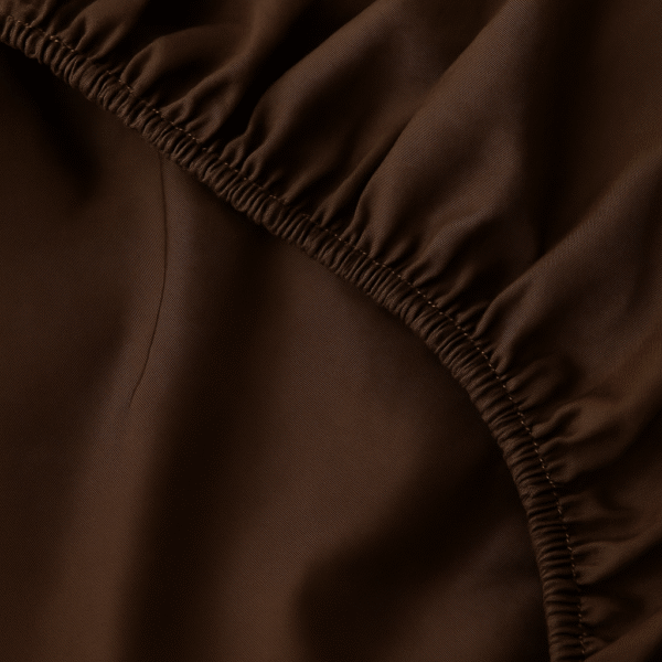 Dark Brown Fitted Bedding set | 700 TC - Image 2