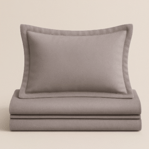 Hazelnut Solid 100% Cotton Bedding Set | King Size 108x108 | 400TC with 2 Pillow Covers
