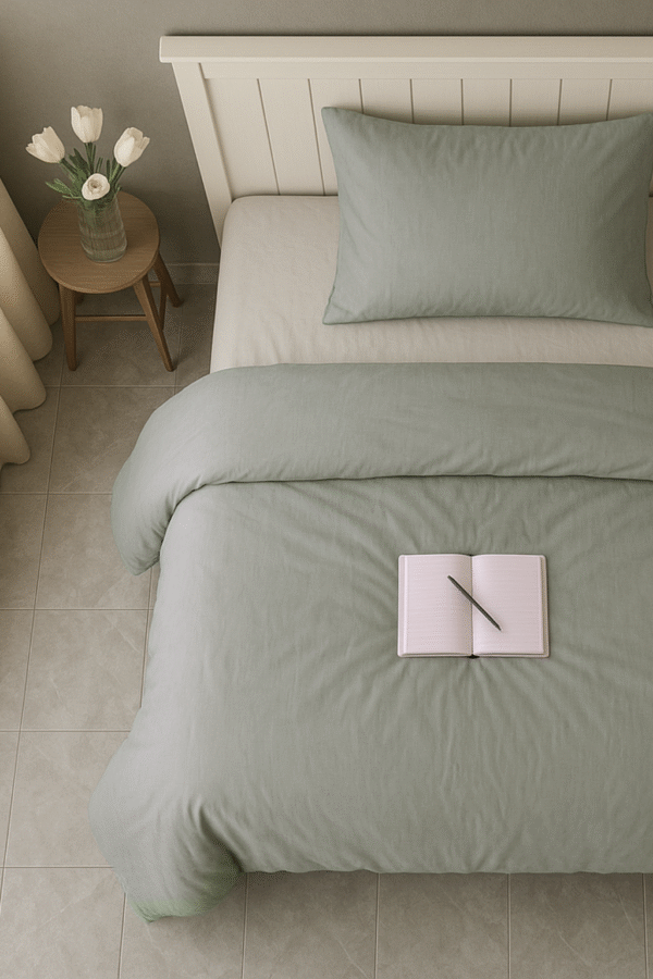 Green lily Duvet Cover - Image 2