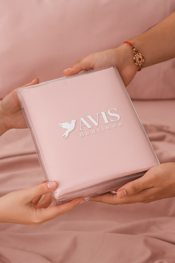 Peach blush fitted | 4 pillow covers - Image 8