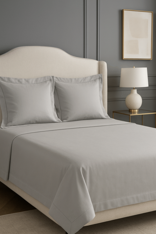 Cool Gray 6 piece bedding set | 100% cotton | 400 TC - Image 5