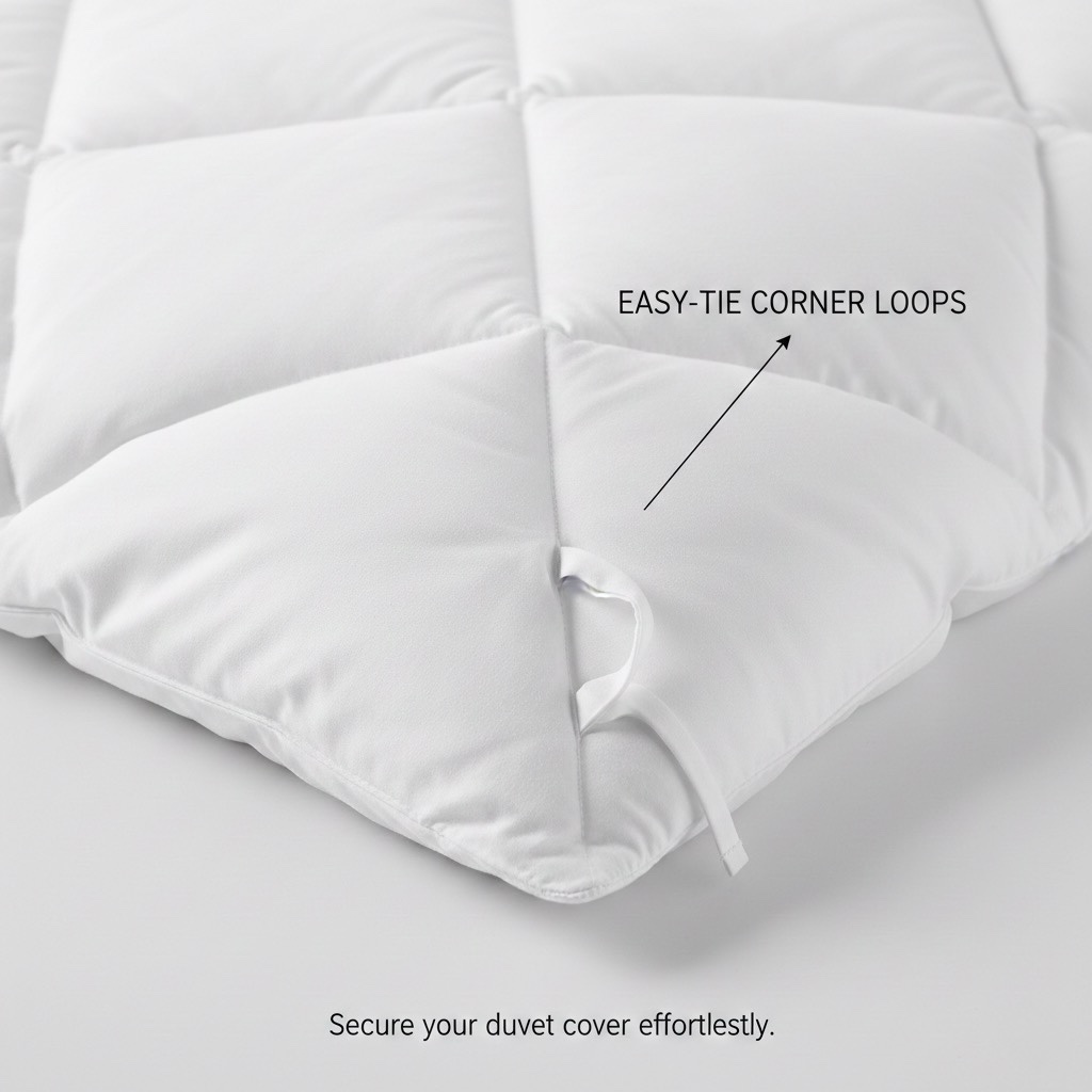 White Duvet 400 TC | Pure Cotton | 90” x 95” - Image 4