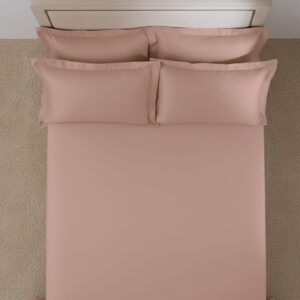 Peach blush fitted | 4 pillow covers