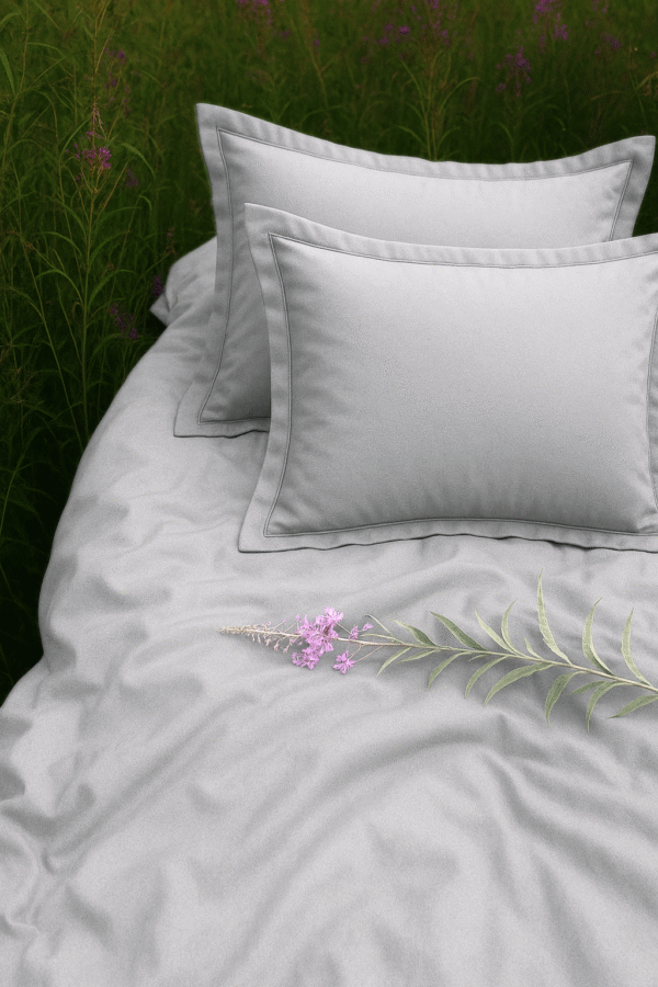 Cool Gray 6 piece bedding set | 100% cotton | 400 TC - Image 2