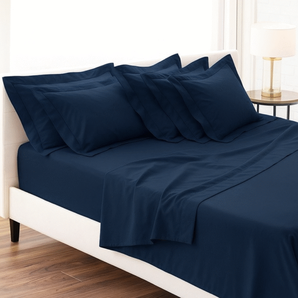 8 piece bedding set in pure cotton. - Image 4