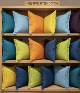 Pure cotton cushion cover | 16” x 16”