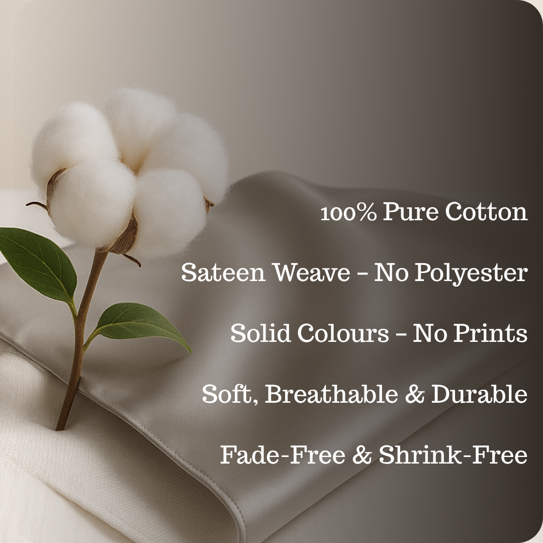 Light Taupe 5 piece bedding set | 100% cotton | 400 TC - Image 5