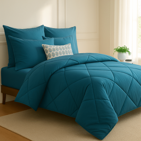 Single 60" x 90" Teal Comforter - Image 2