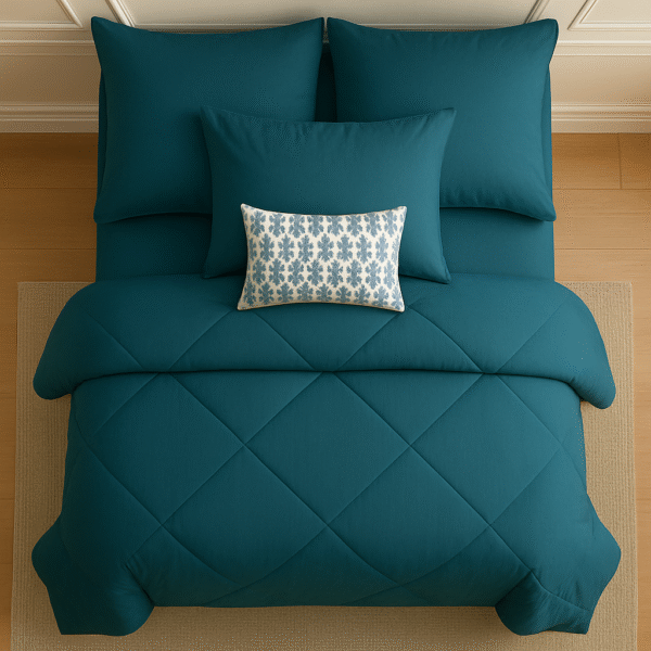 Single 60" x 90" Teal Comforter - Image 3