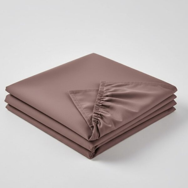 Rose Brown fitted | 700 TC | 4 pillow covers - Image 2