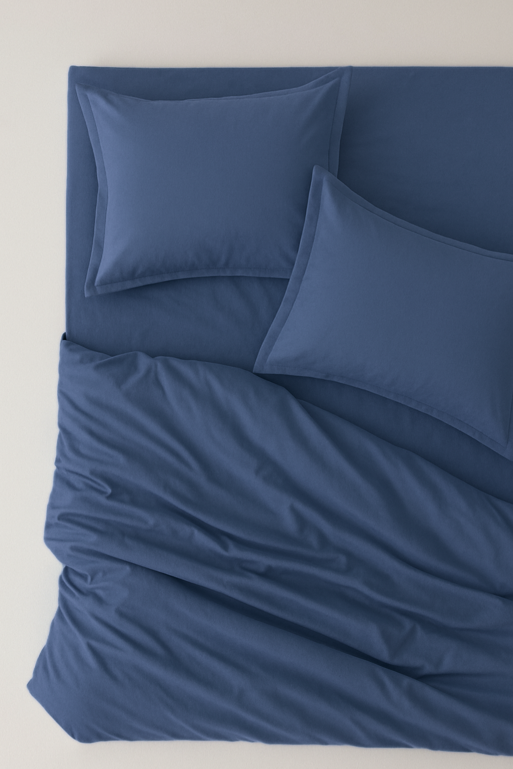 Provence blue 6 pcs Luxury Complete Bedding Set | Bedsheet, Comforter and Cushion Cover - Image 6