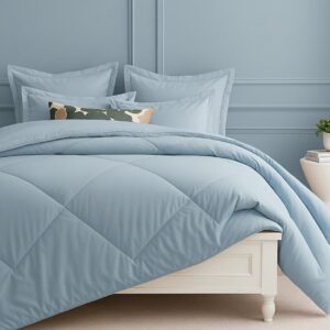 Light Blue Double bed comforter | 600 TC ~ 100% Cotton