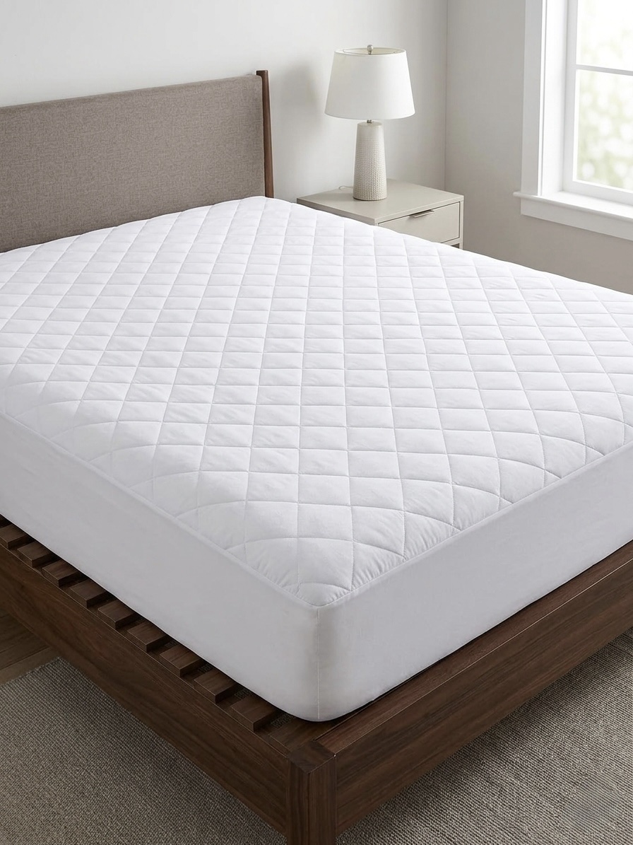Premium Waterproof Mattress Protector with TPU Layer | Breathable Cotton Terry Mattress Cover - Image 2