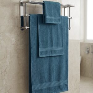 3 piece | pure cotton | bath towel set in Teal