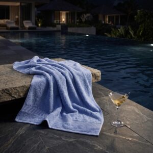 Bath towel | pure cotton | Powder Blue